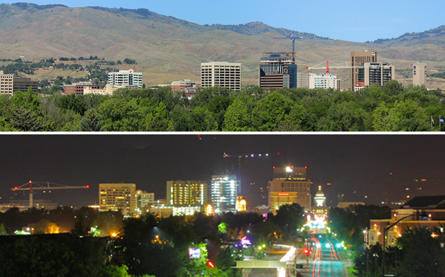 Boise, Idaho skyline