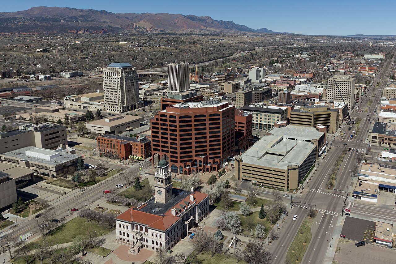 Colorado Springs, Colorado skyline