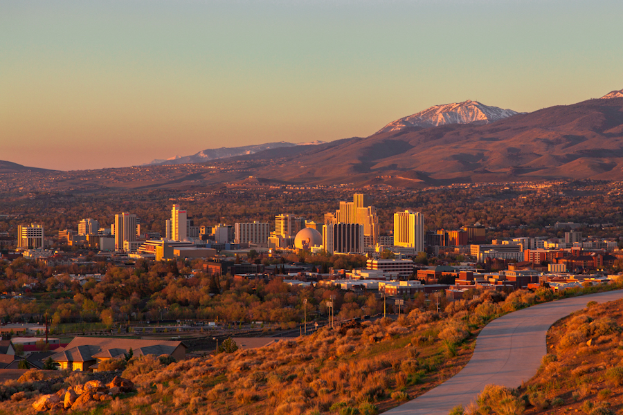 Reno, Nevada skyline