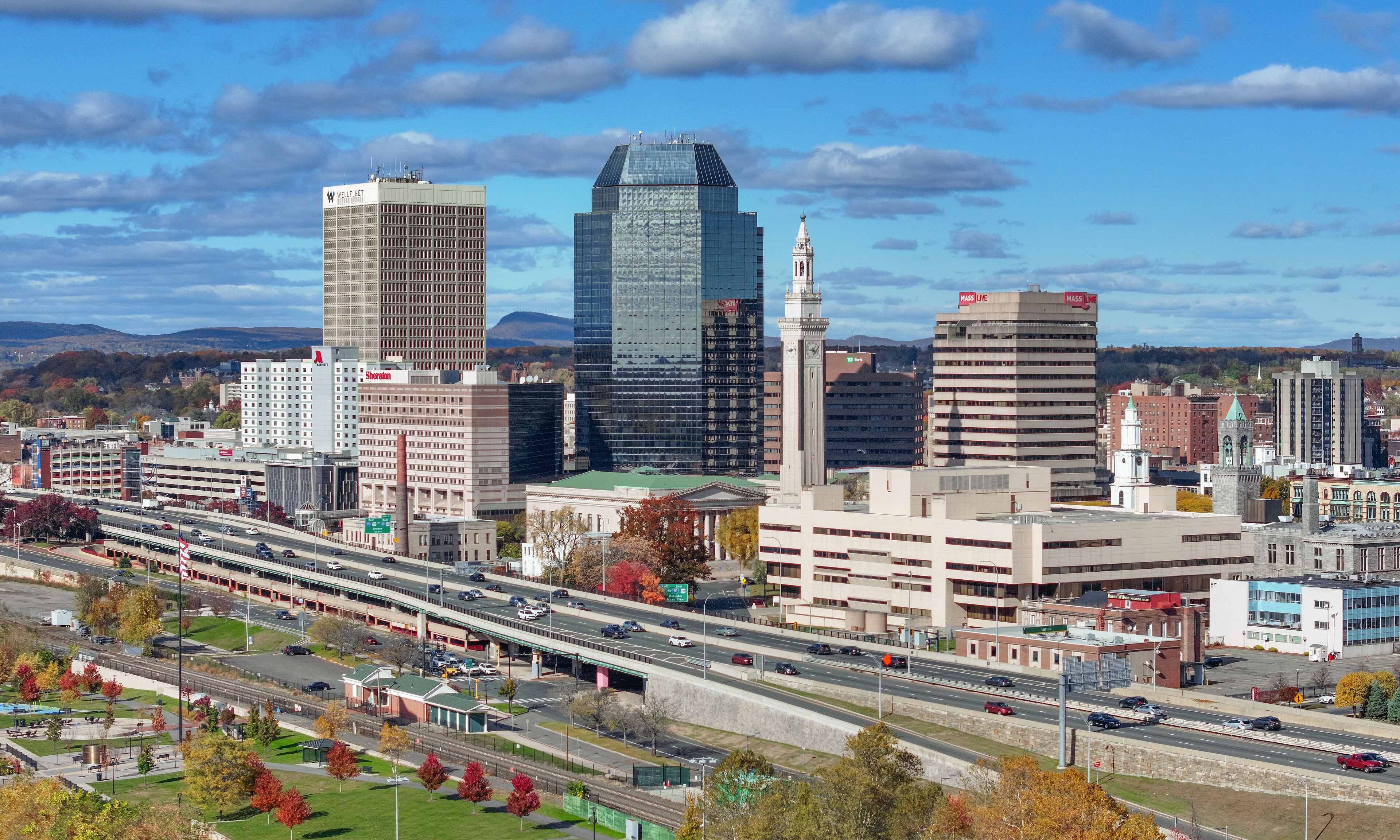 Springfield, Massachusetts skyline